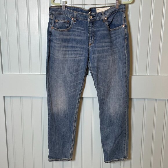 rag and bone Dre Boyfriend Low-rise Slim Jean Julienne Color Size 32 - Picture 1 of 14